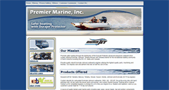 Desktop Screenshot of premier-marine.com